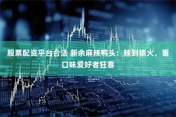 股票配资平台合法 新余麻辣鸭头：辣到喷火，重口味爱好者狂喜